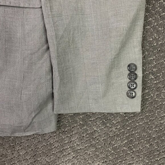 NWOT J. Crew Ludlow Baird McNutt Irish Linen Blazer Sport Coat Men's 46L Gray - Picture 4 of 15